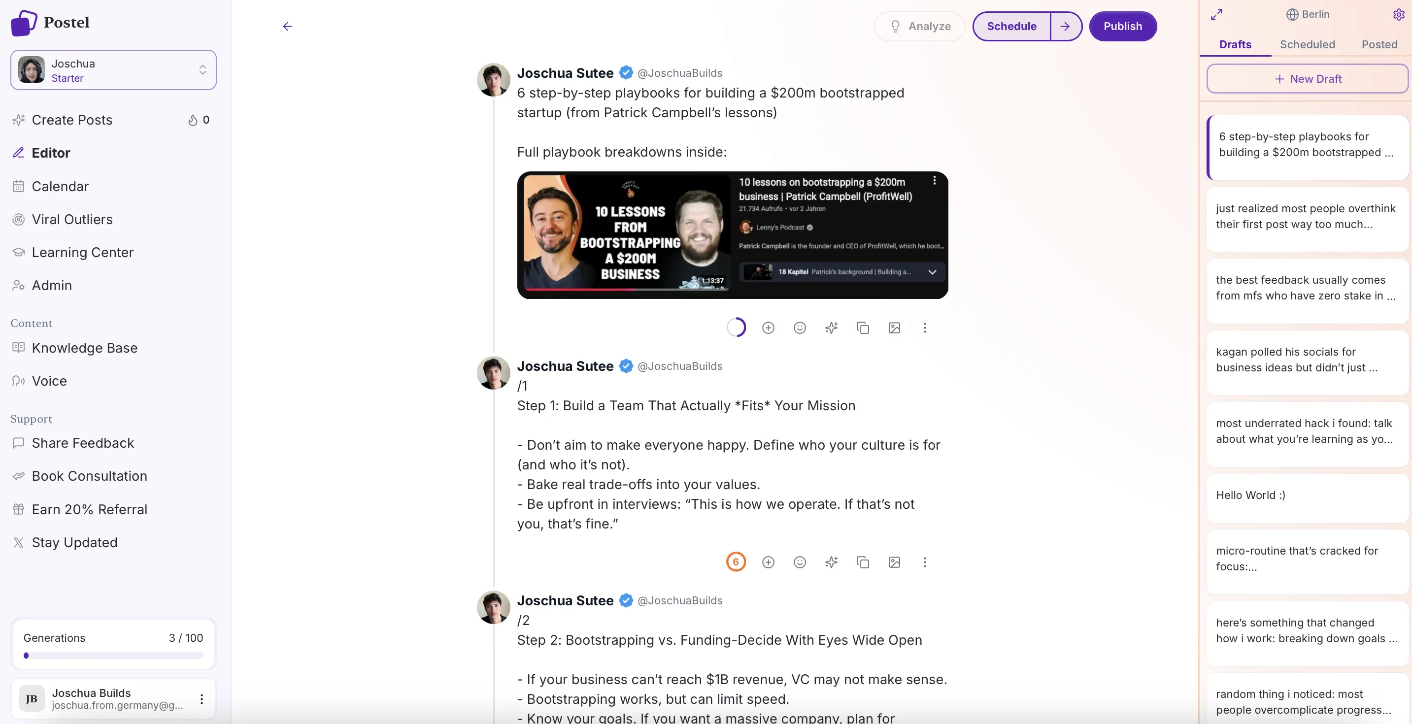 Finished Thread in Editor