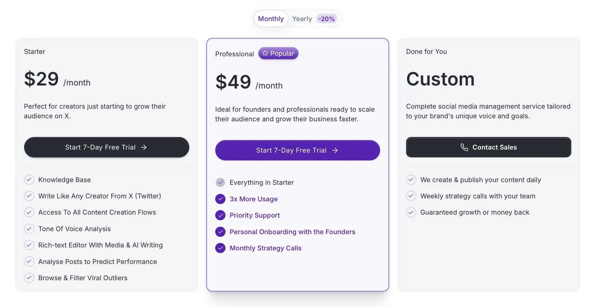 Postel Pricing